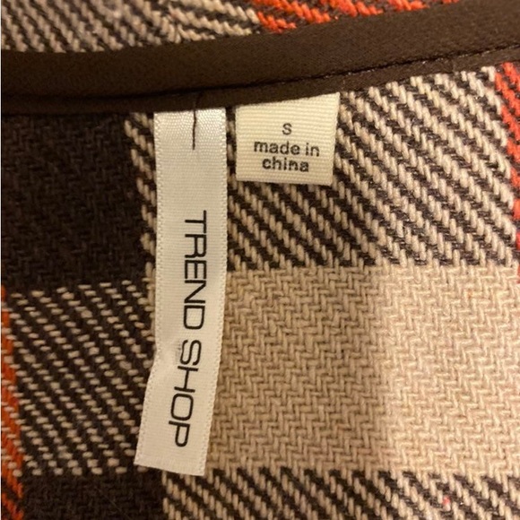 Plaid wool vest S - Picture 10 of 10